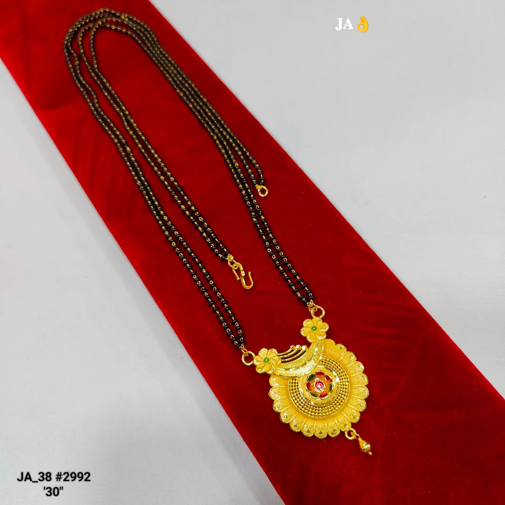 Traditional Floral Designer Mangalsutra – DN-2992