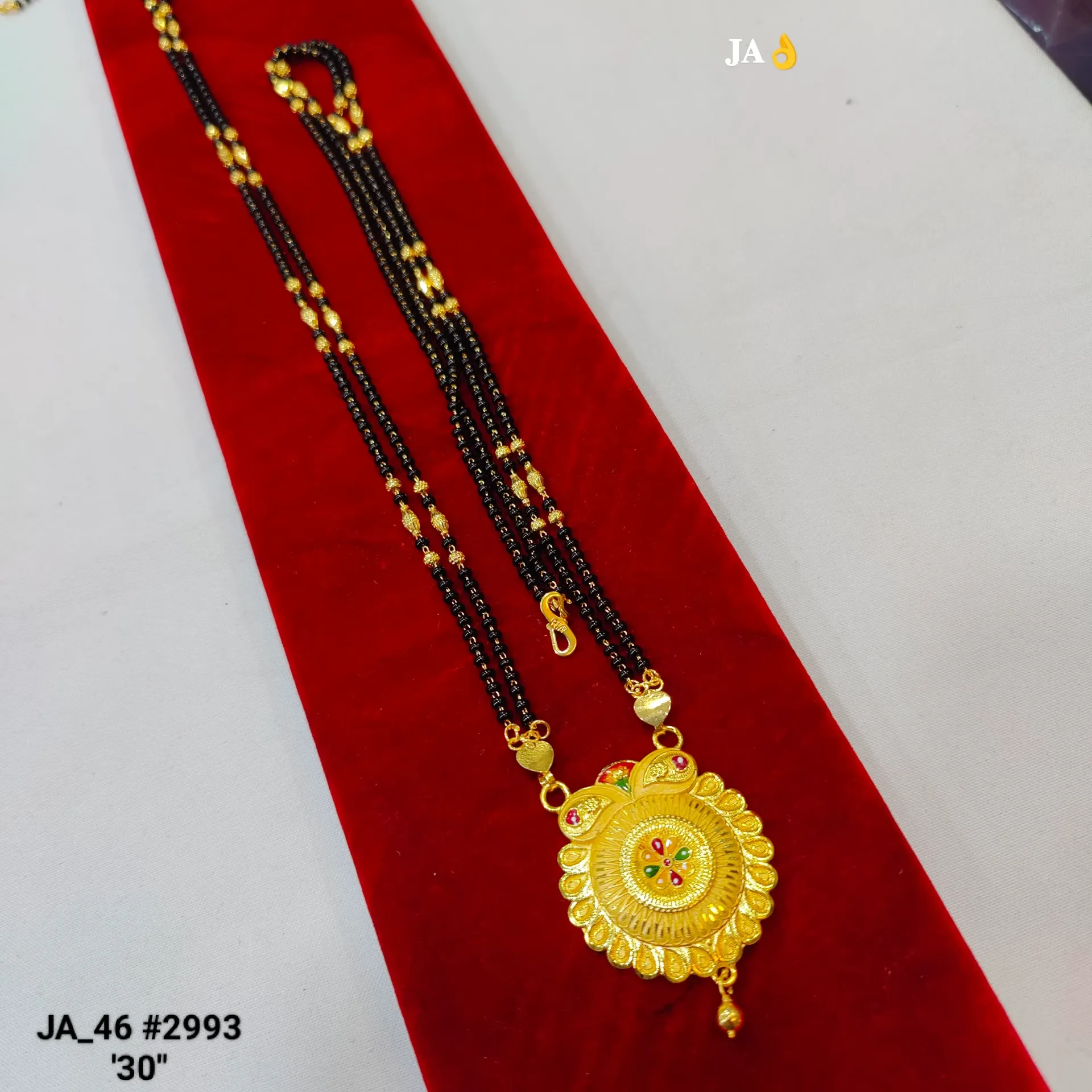Traditional Floral Designer Mangalsutra – DN-2993