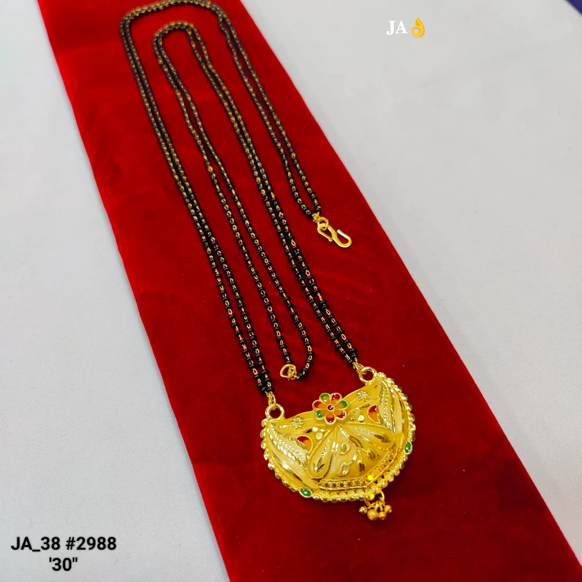 Traditional Floral Designer Mangalsutra – DN-2988