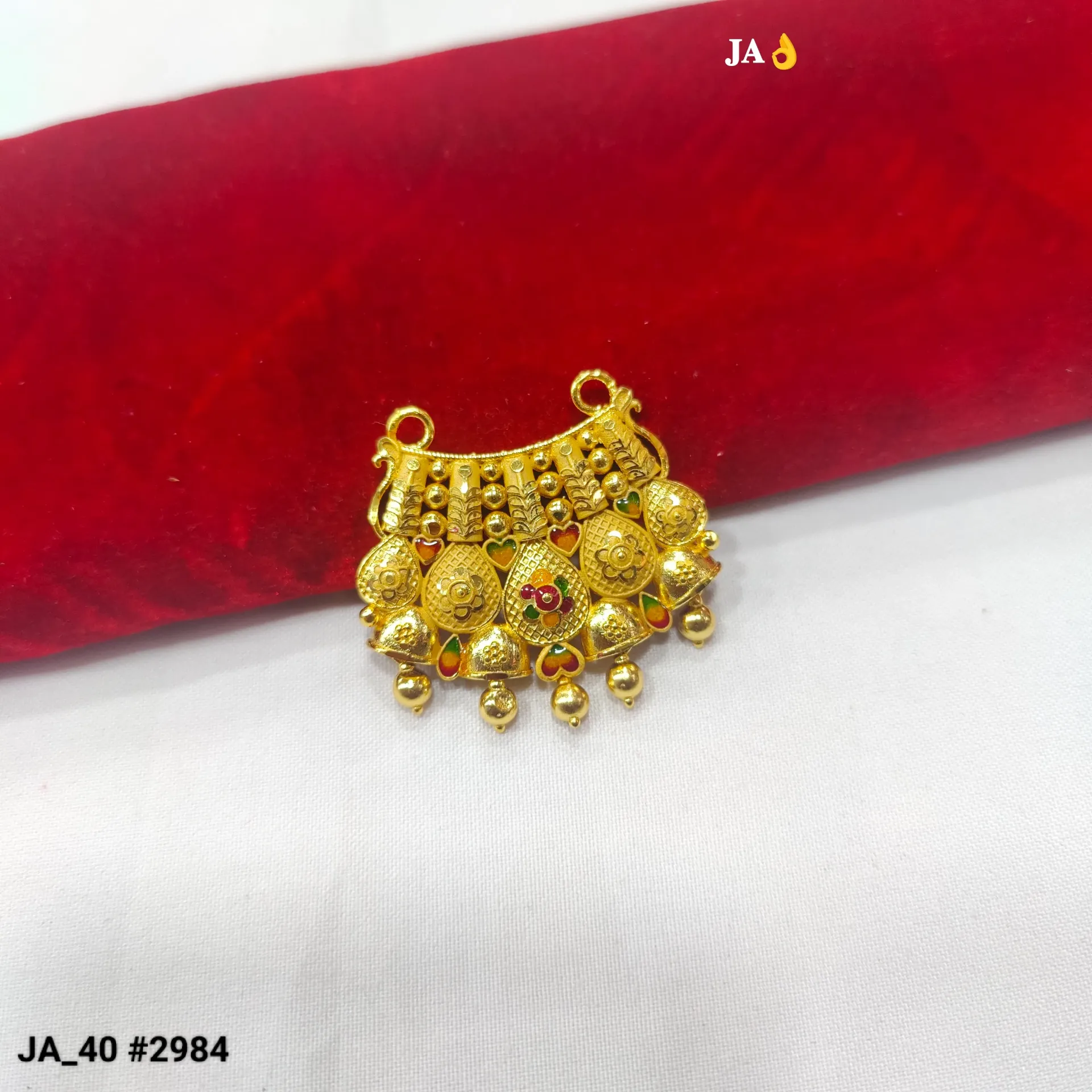 Traditional Temple Charm Designer Pendant – DN-2984