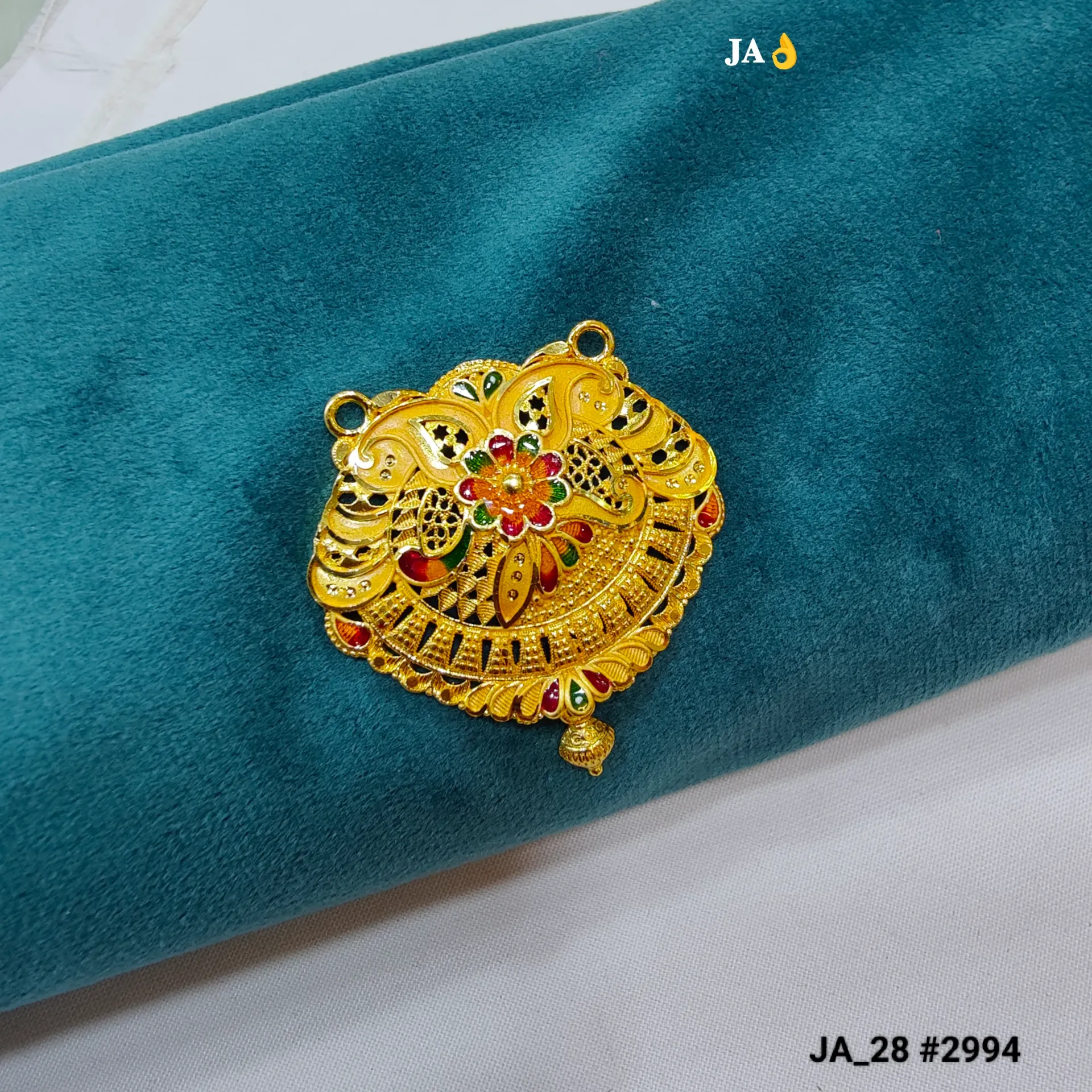 Royal Floral Filigree Designer Pendant – DN-2994