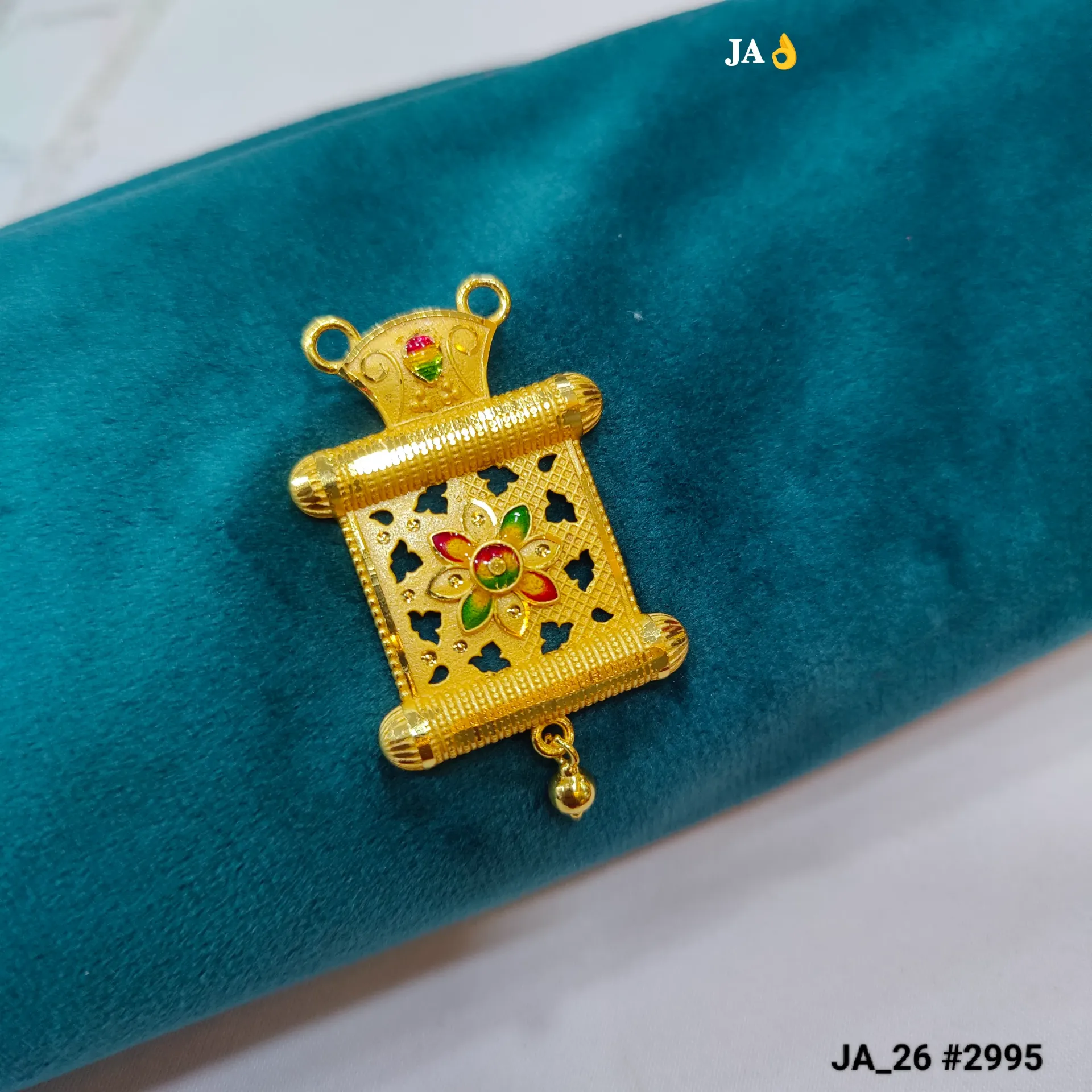 Royal Scroll Floral Designer Pendant – DN-2995