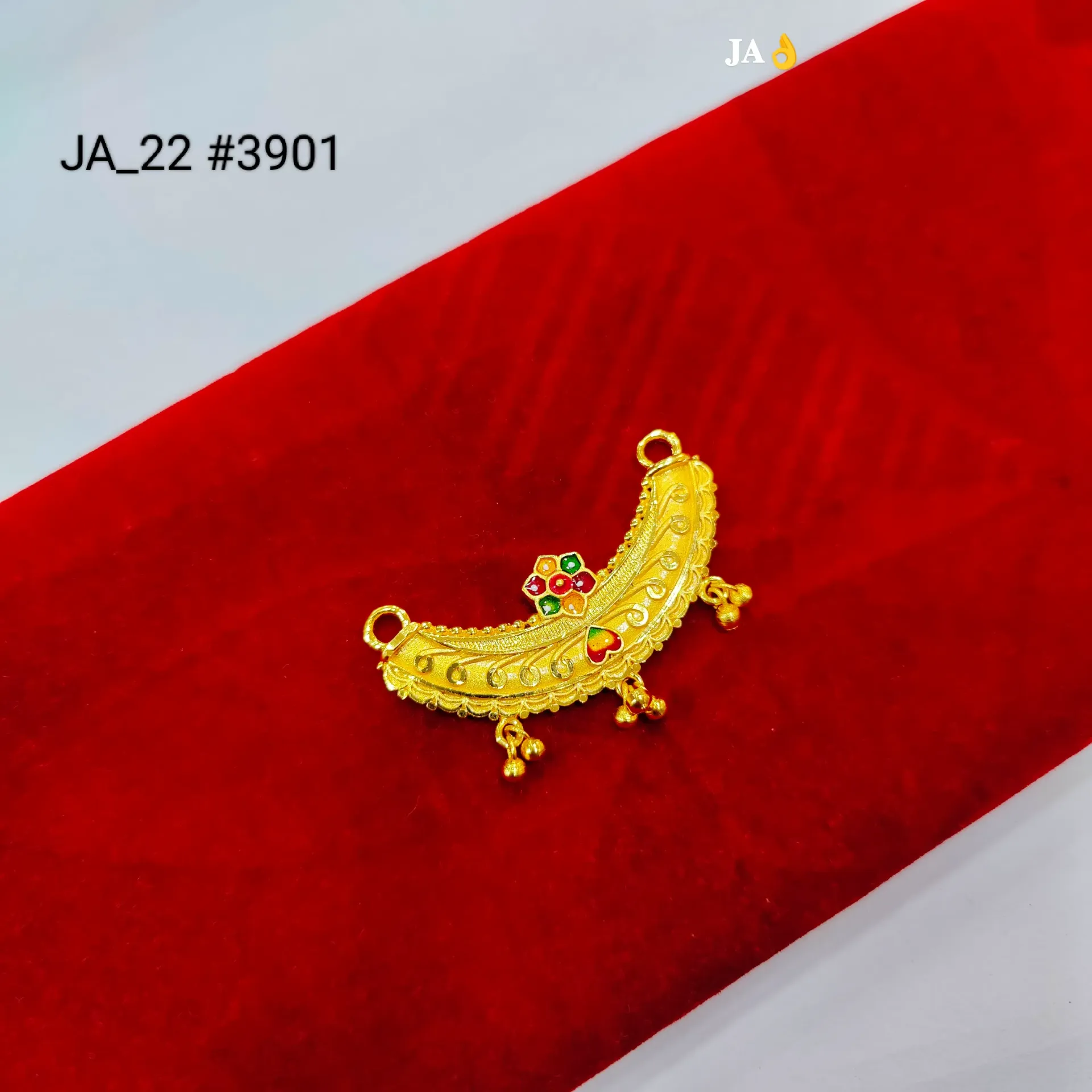1 Gram Gold Plated Designer Pendant DN-3901