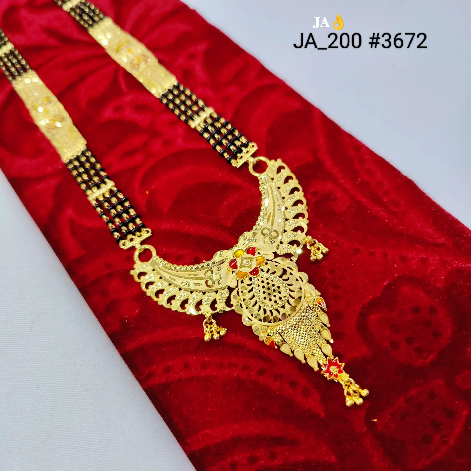 Royal Filigree Floral Mangalsutra  DN-3672