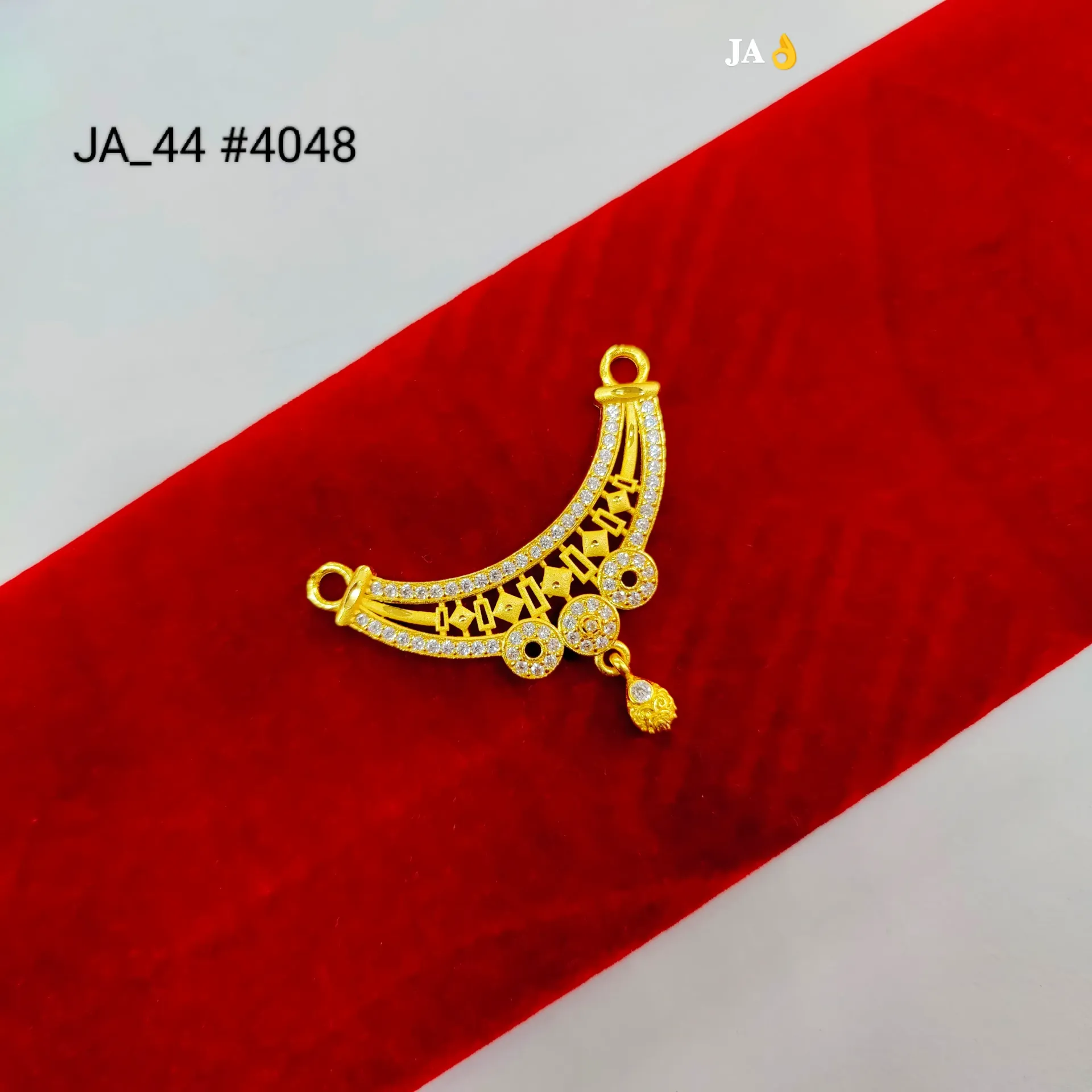 Designer CZ Arc Pendant DN-4048