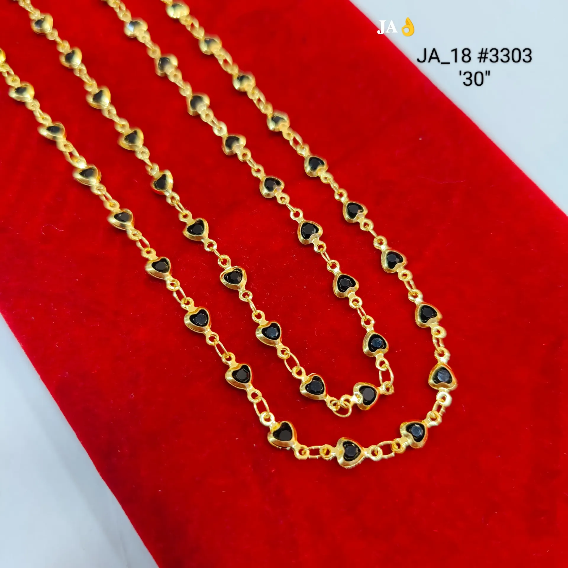 Designer Gold Tone Long Chain 30 Inch DN-3303