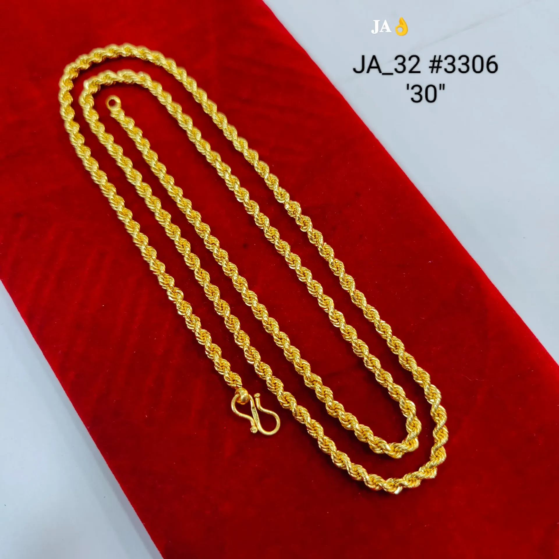 Designer Gold Tone Chain 30 Inch DN-3306