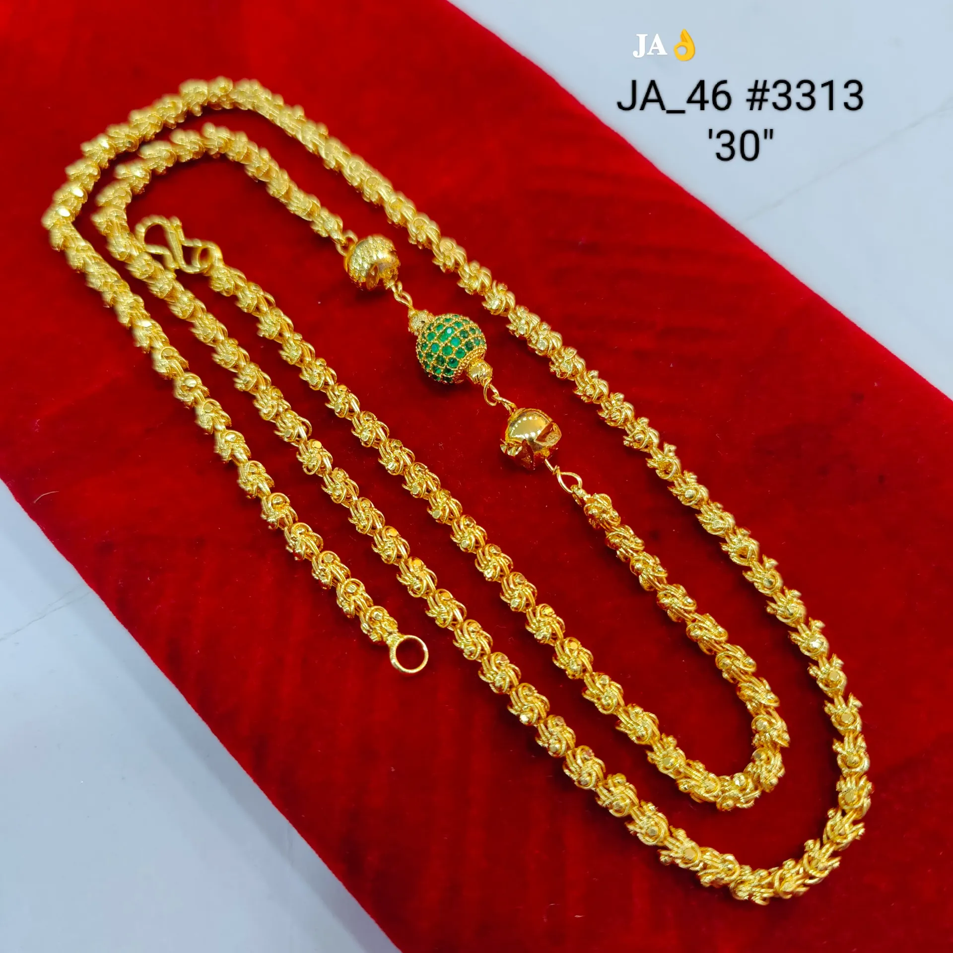 Designer Gold Tone  Chain  30 Inch DN-3313