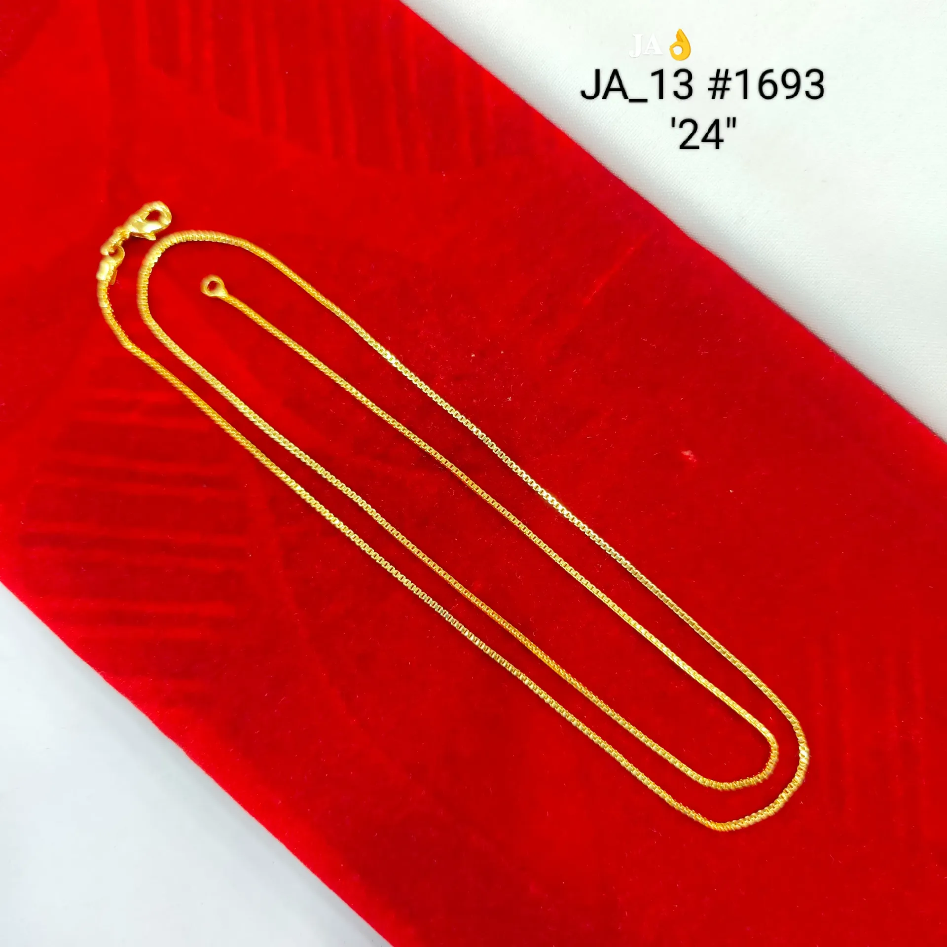 24 Inch Gold Lightweight Pendant Chain DN-1693
