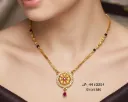 1 Gram Gold Plated Short Mangalsutra DN-3354