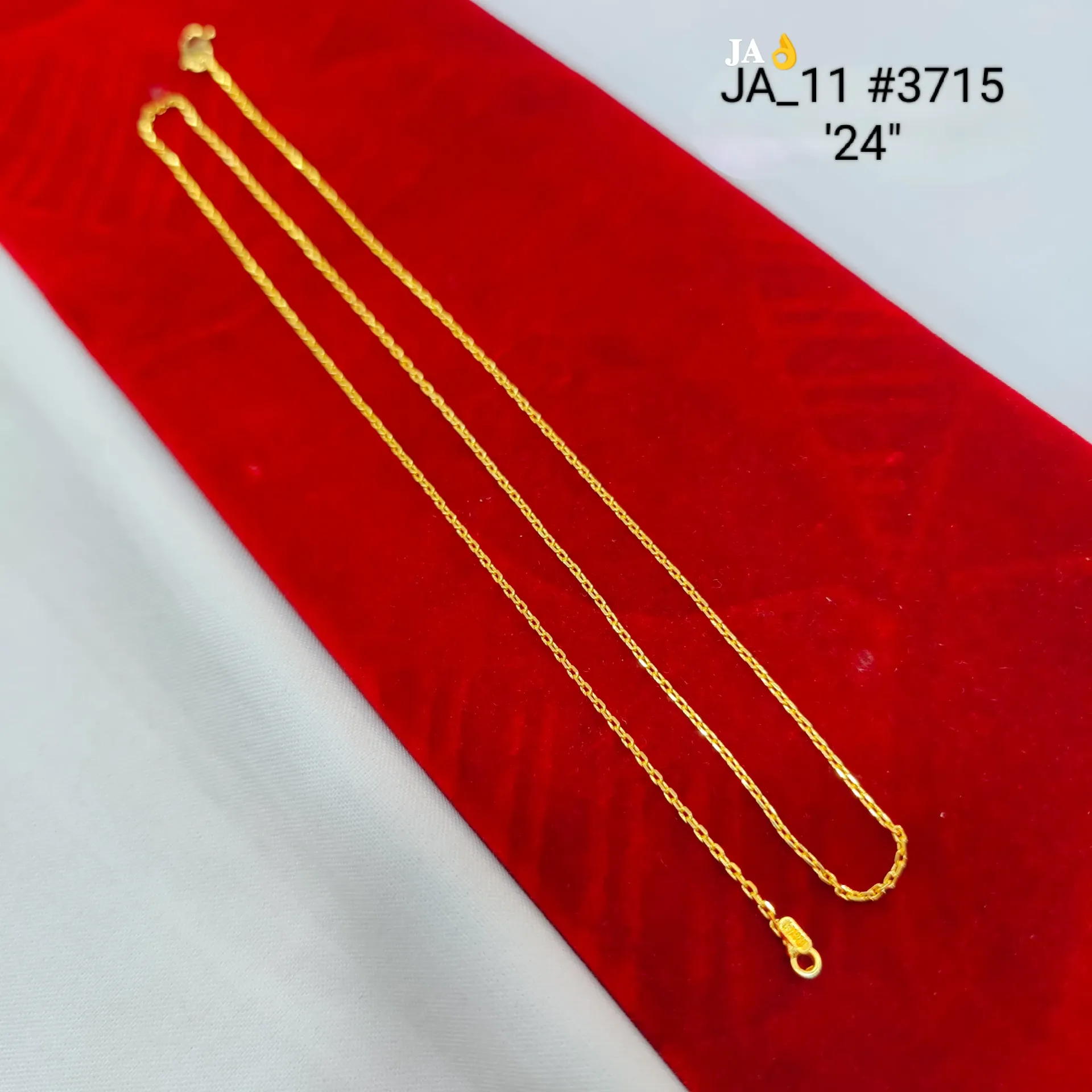 Gold Tone 24 Inch Chain for Women  DN- 3715