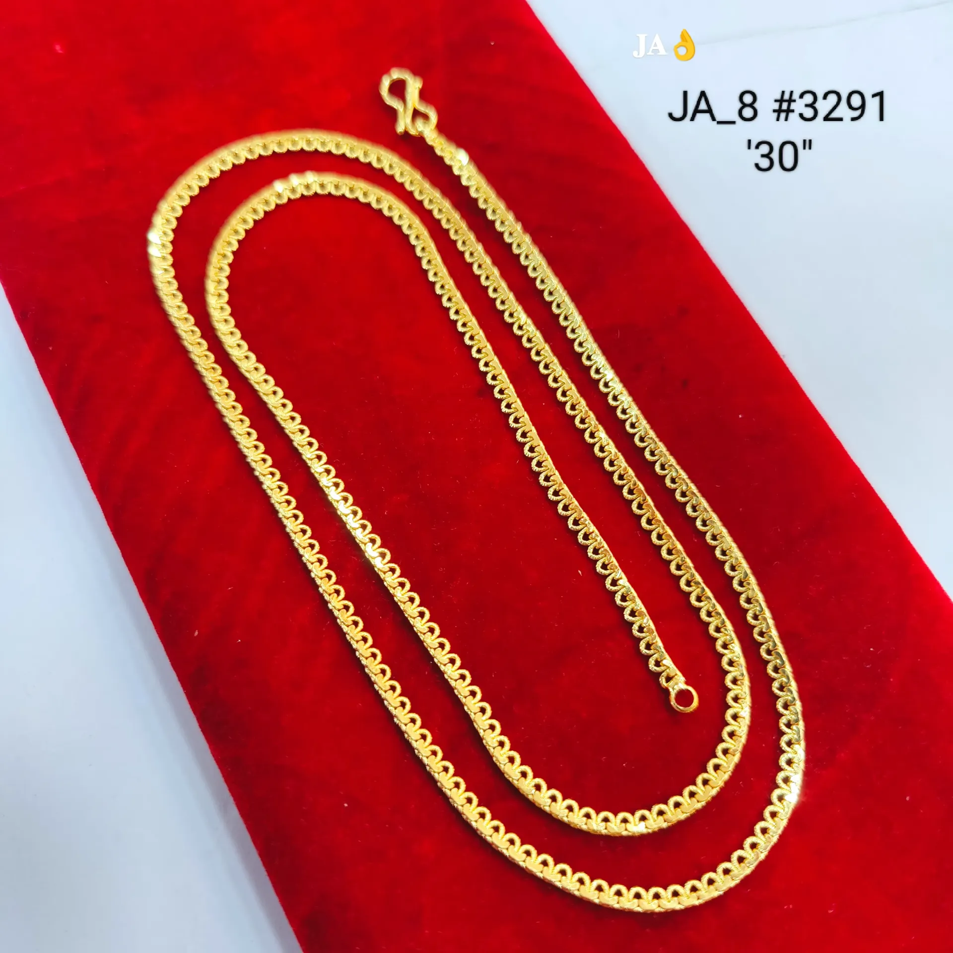 Women's 1 Gram Gold Plated Chain (30 Inch) – DN-3291