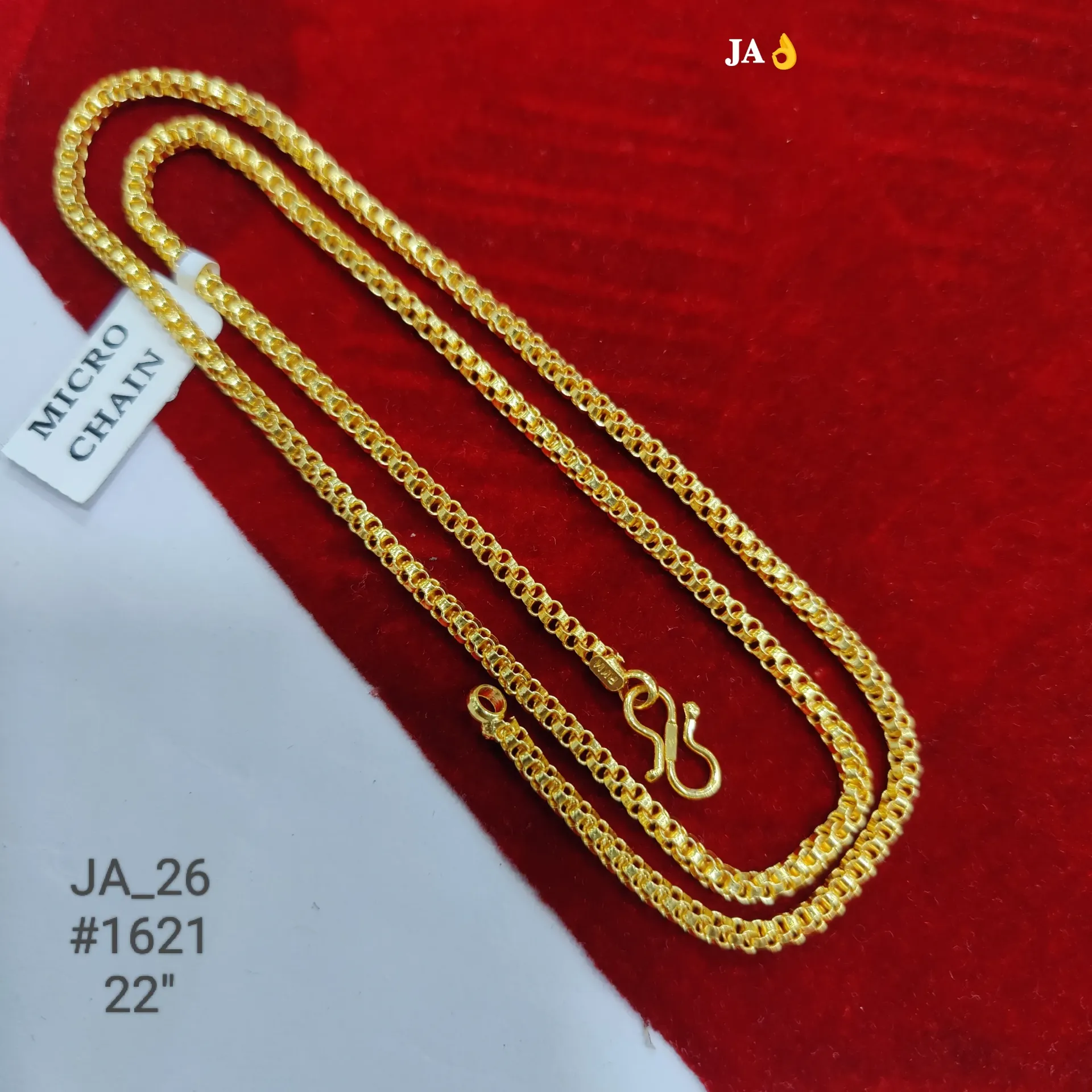 Gold Box Link Chain 22 Inch DN-1621
