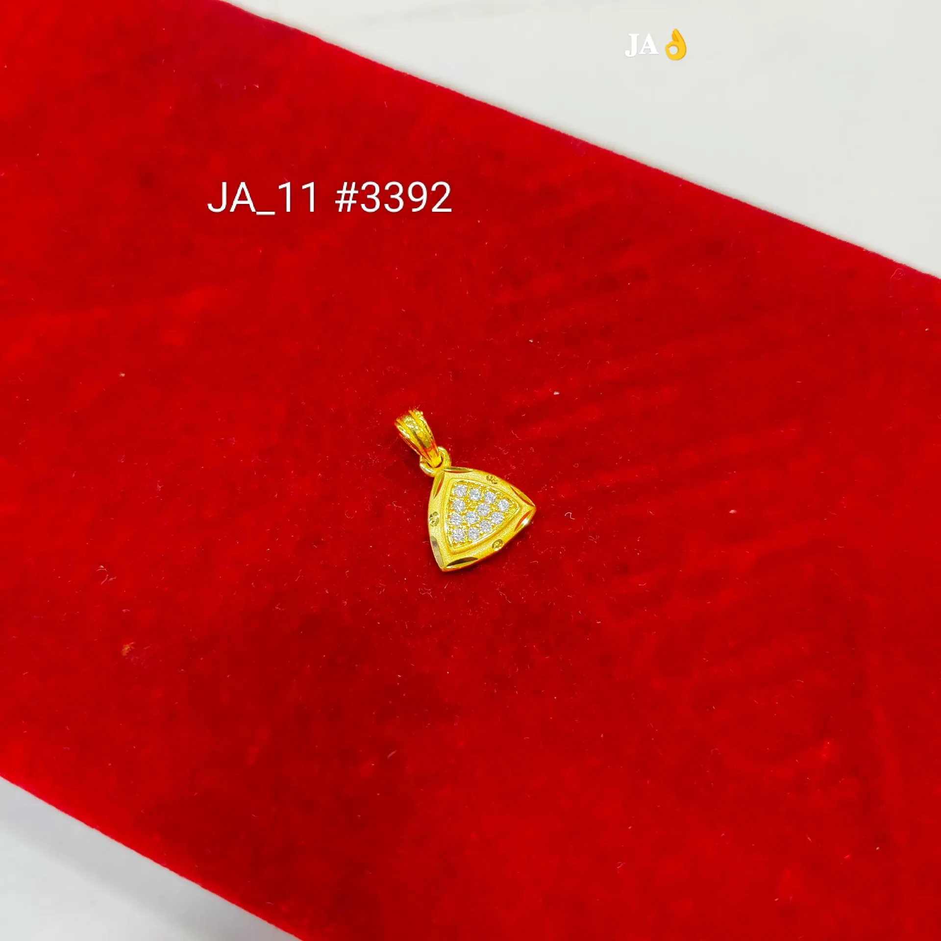 1 Gram Gold Plated Pendant DN-3392