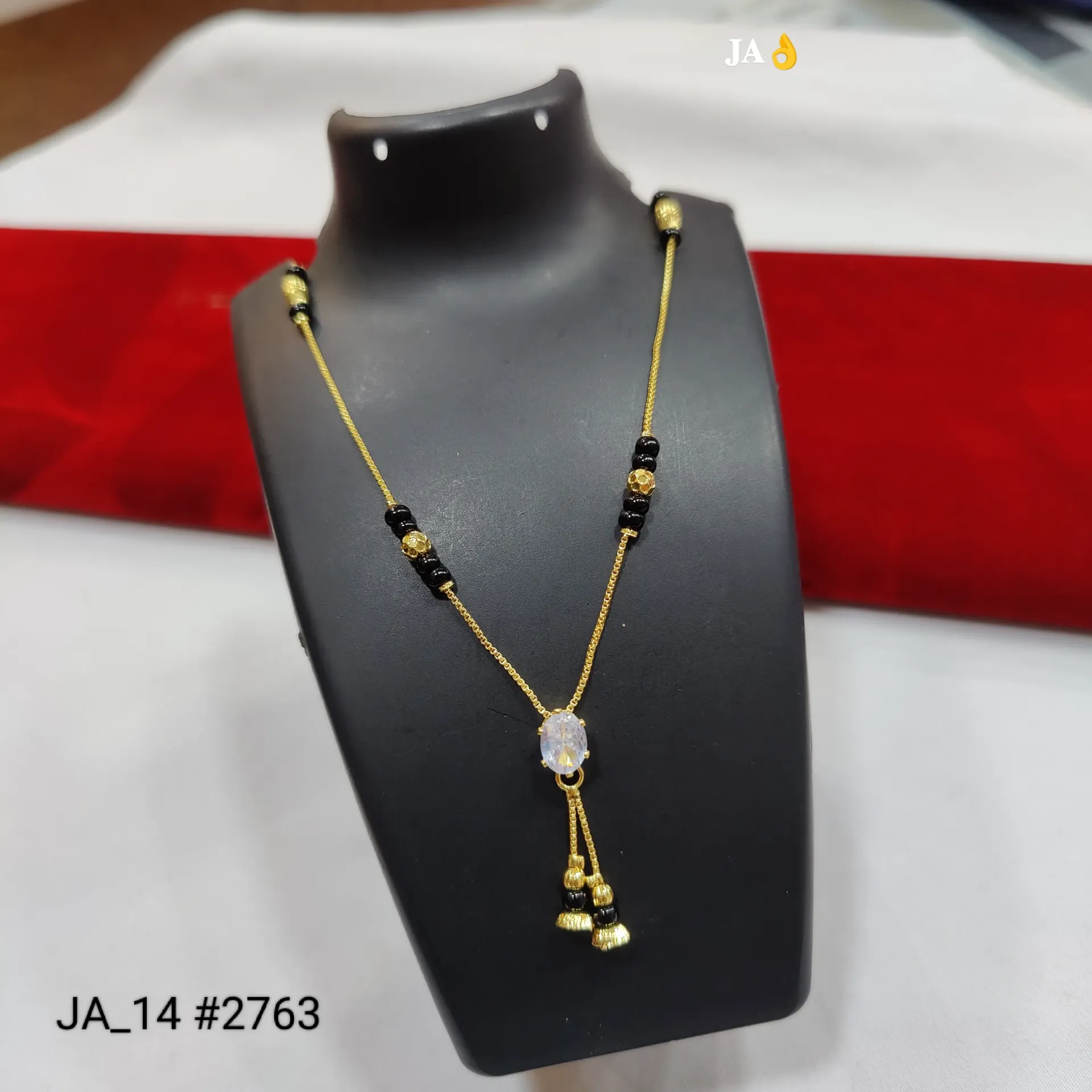 Gold Plated Daily Wear Short Mangalsutra  DN-2763