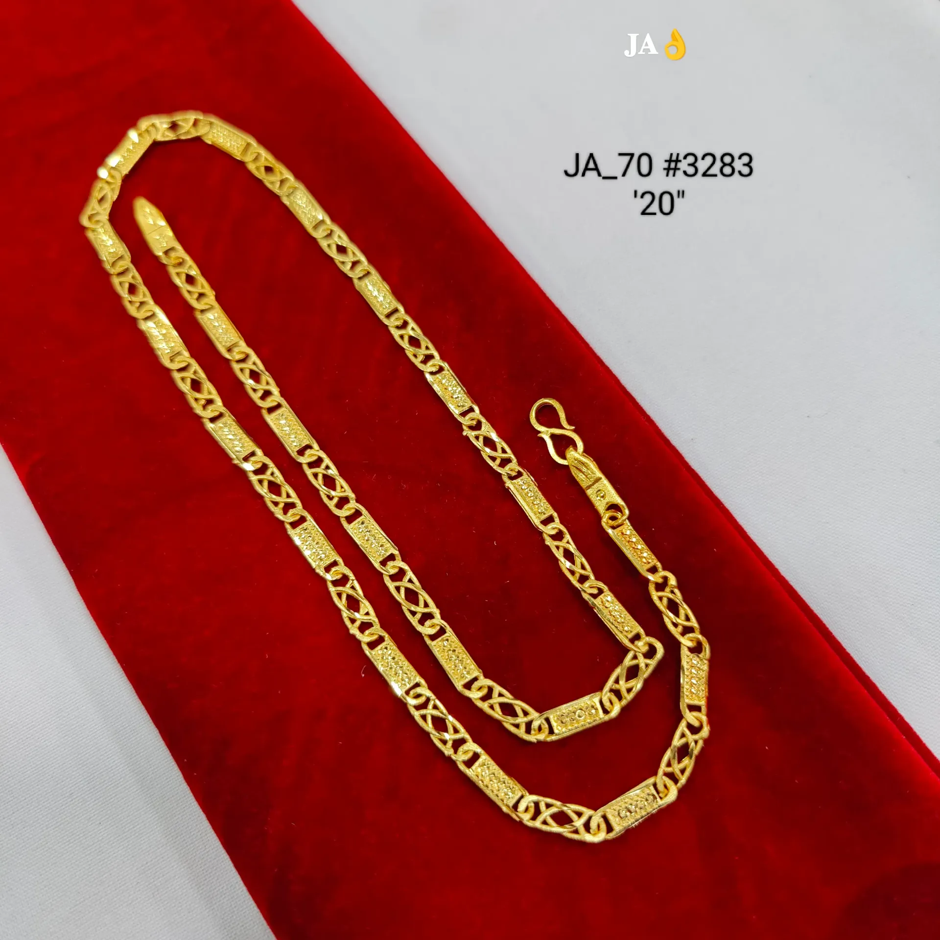 Gold Plated Designer Infinity Chain for Men DN-3283