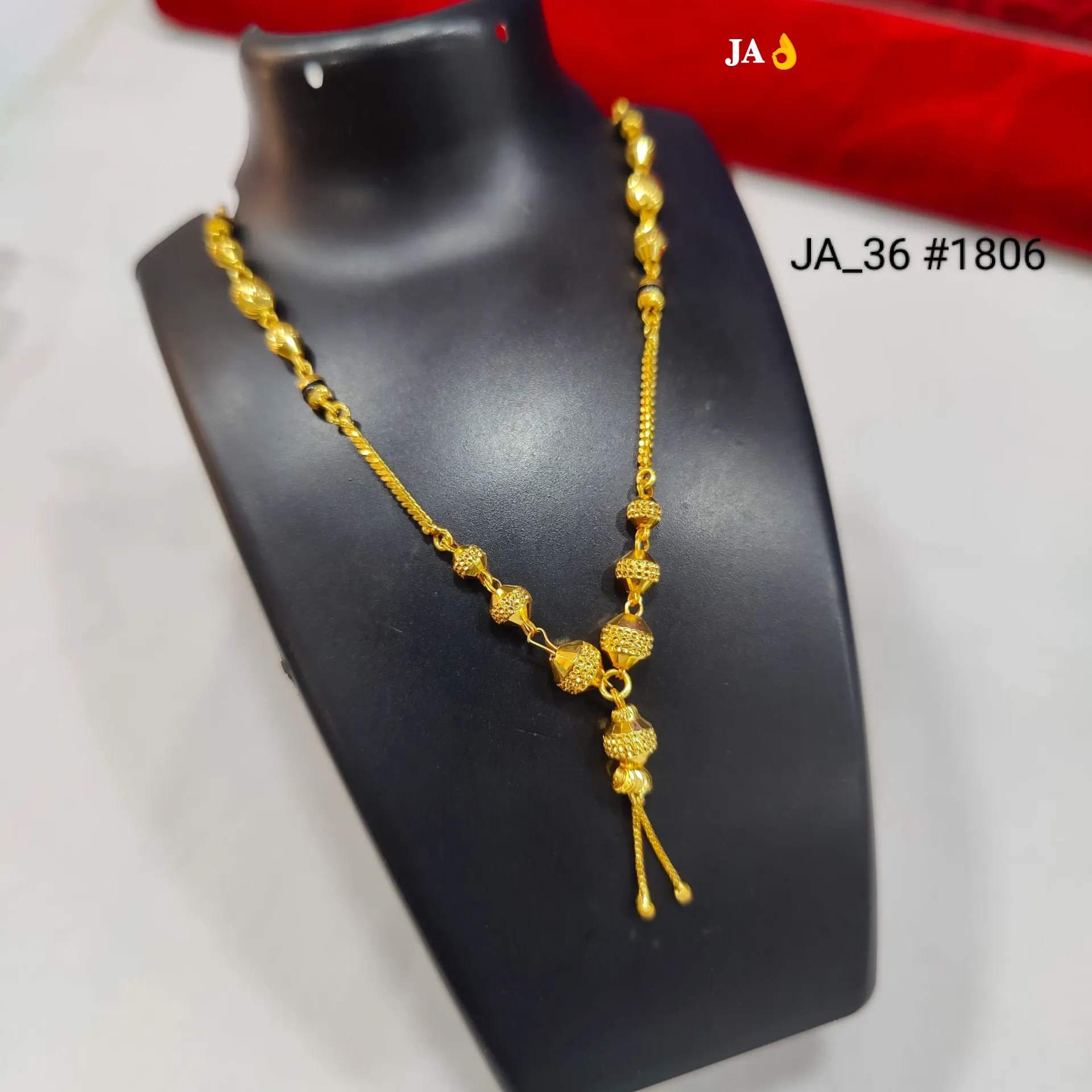 Gold Plated Traditional Mangalsutra DN-1806