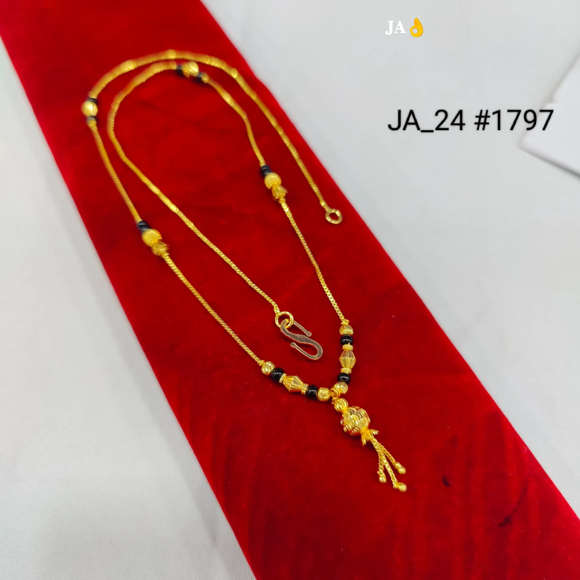Gold Plated Traditional Mangalsutra DN-1797