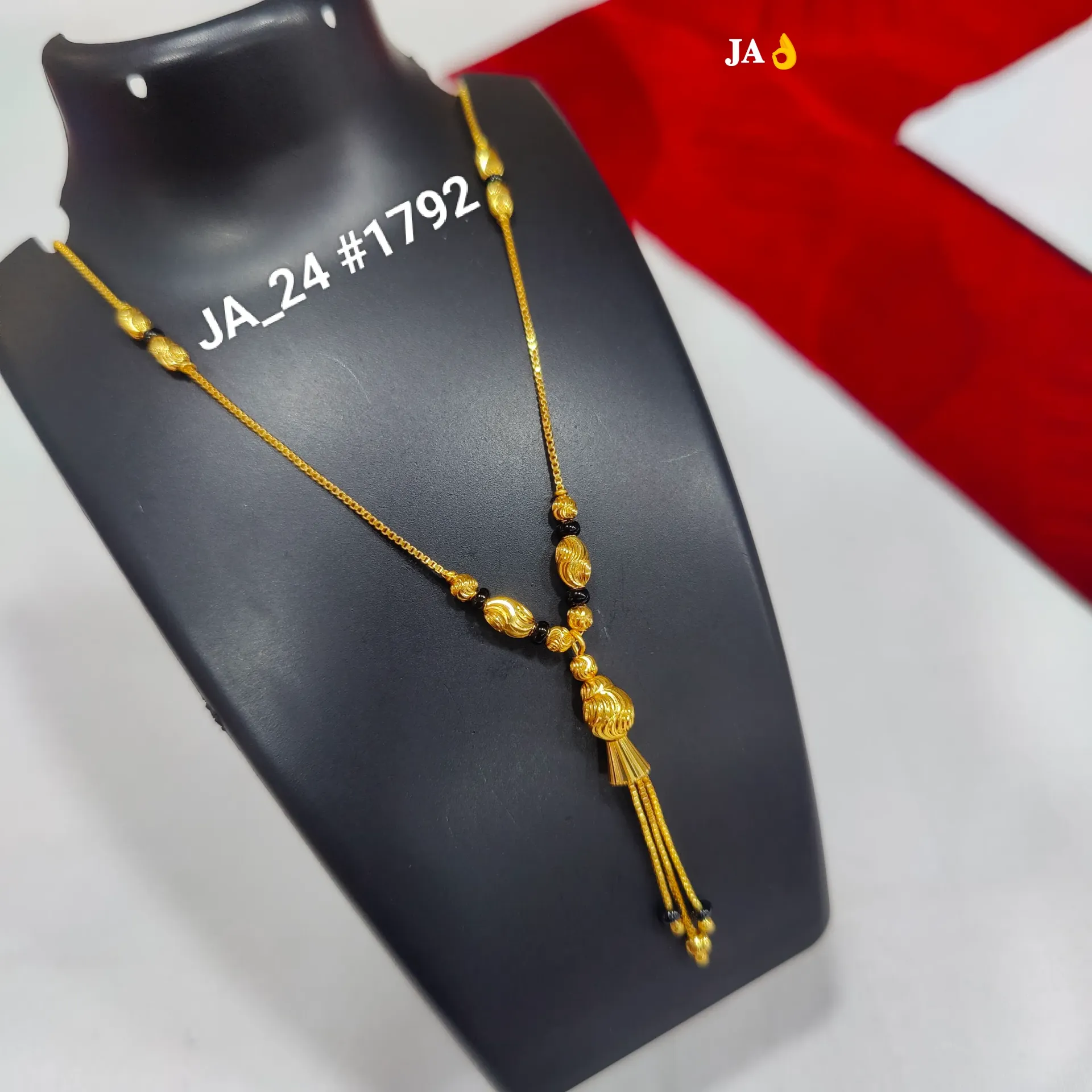 Elegant Tasseled Gold Mangalsutra DN-1792