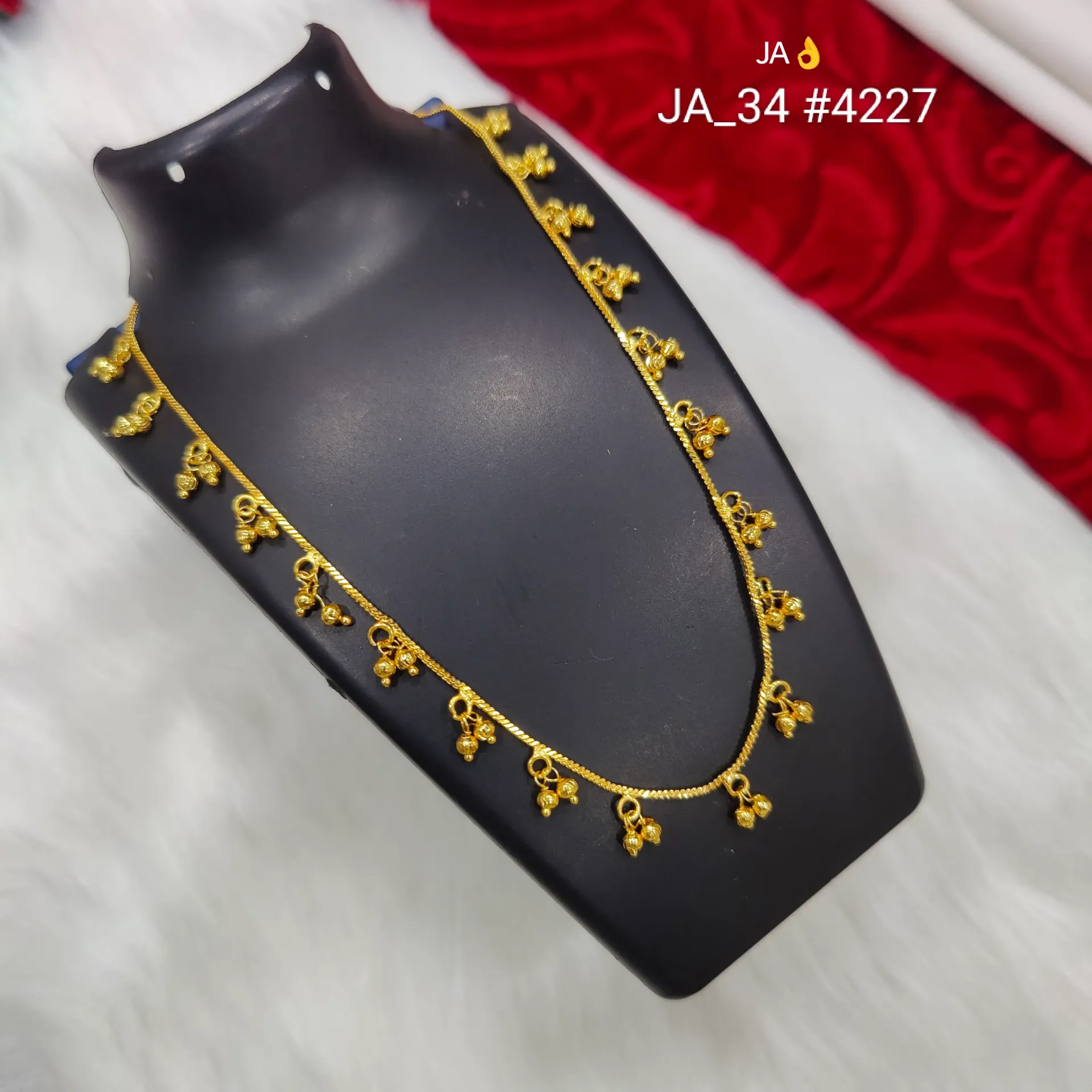Women's Gold Plated Dainty Charm Chain DN-4227