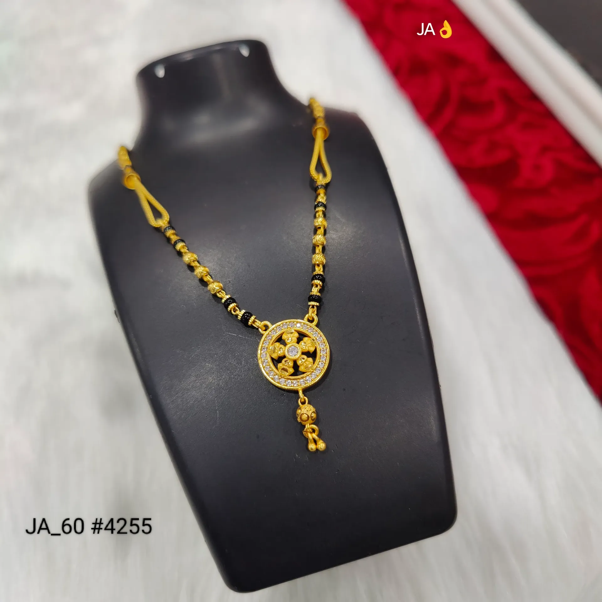 Women's Gold Plated Designer Mangalsutra DN-4255