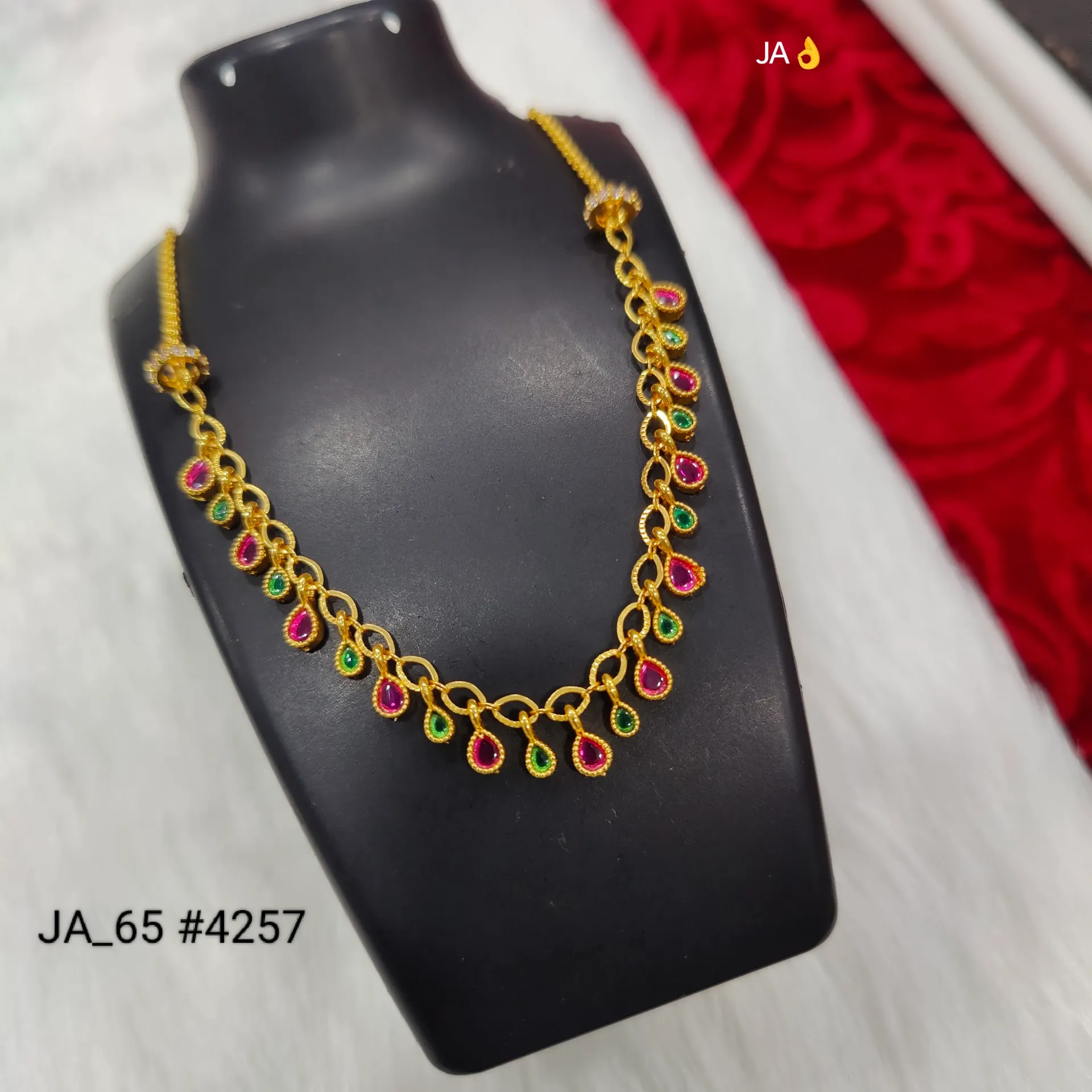 Women's Gold Plated Multicolor Designer DN-4257
