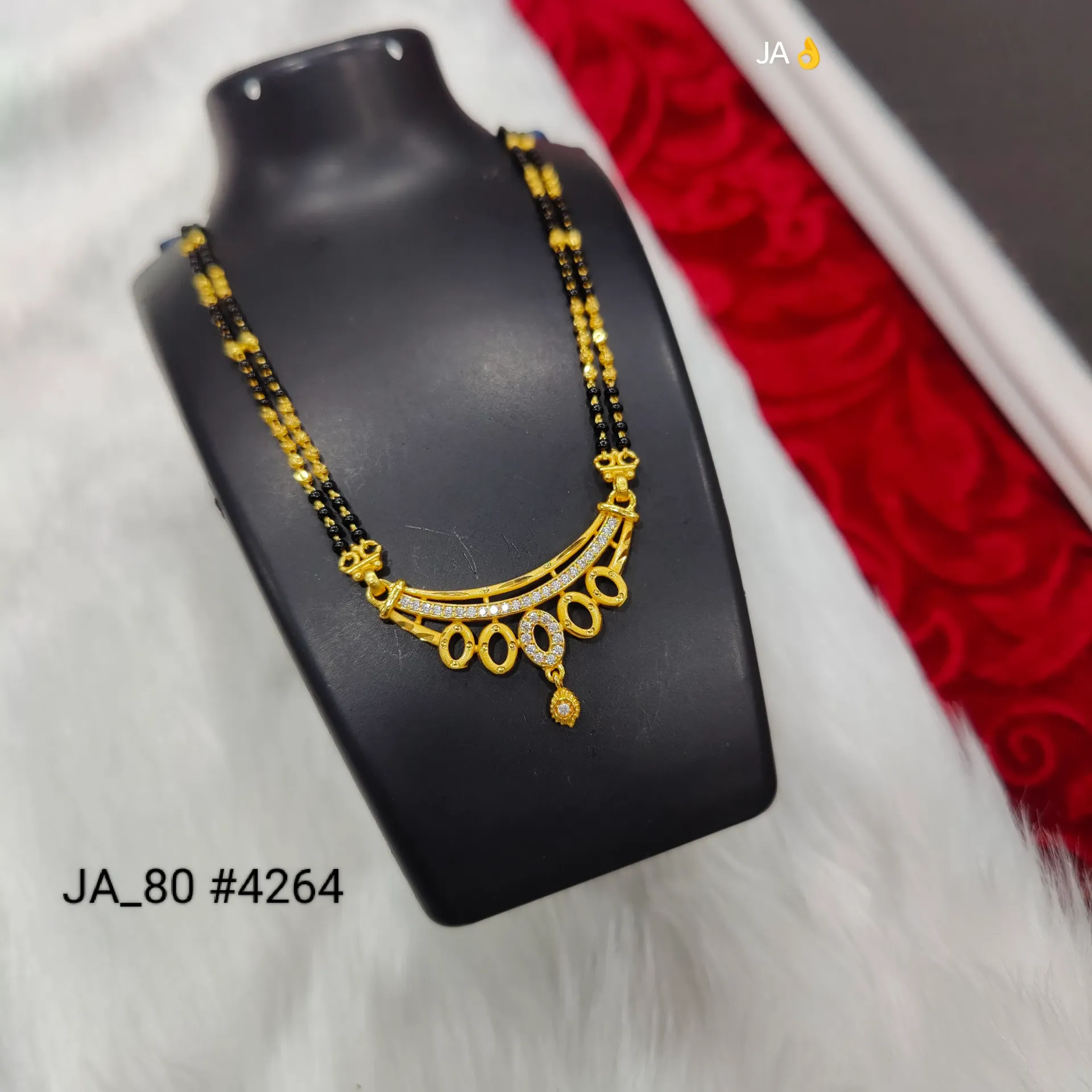 Women’s Gold Plated Designer Mangalsutra DN-4264