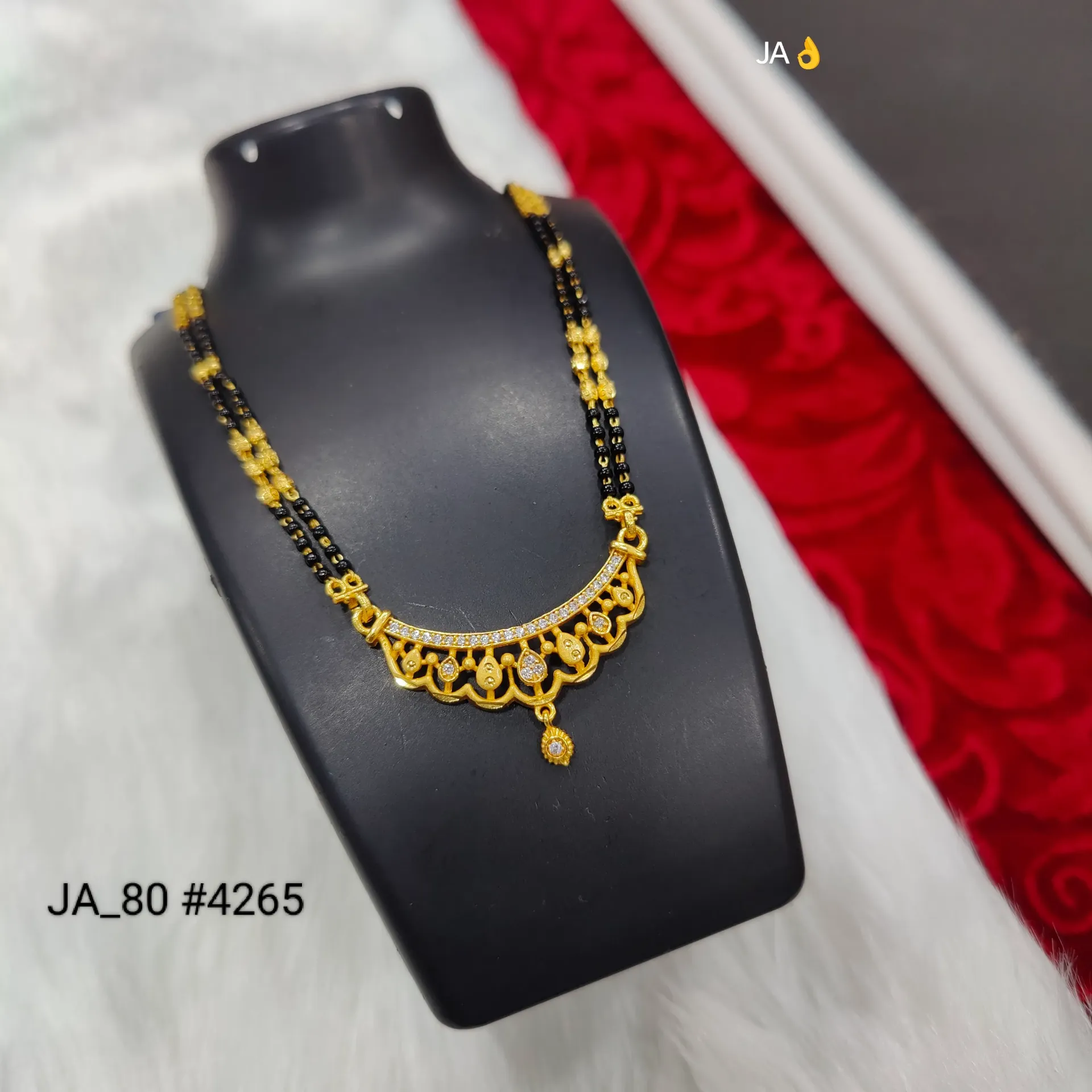 Women’s Gold Plated Designer Mangalsutra DN-4265