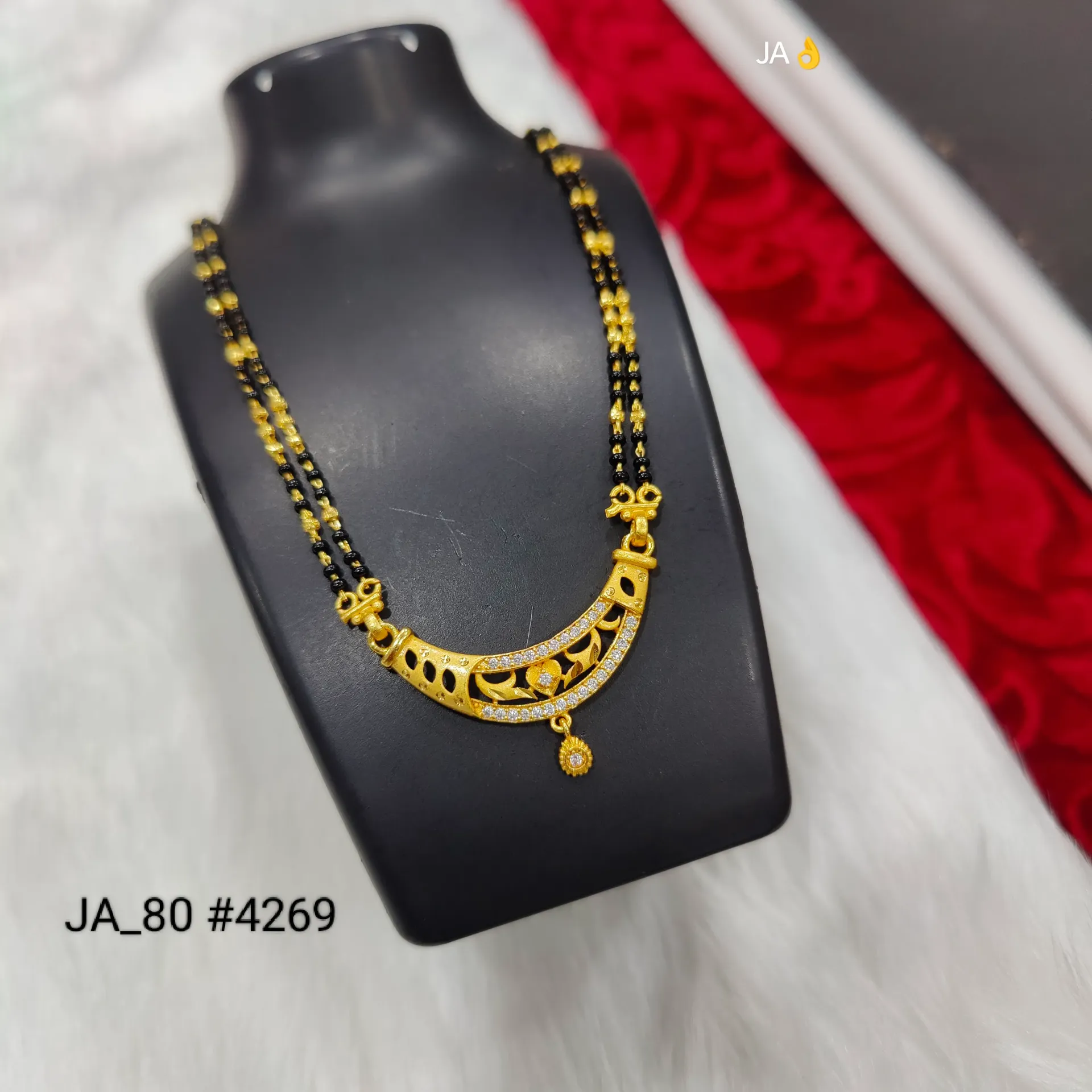 Women’s Gold Plated Designer Mangalsutra DN-4269