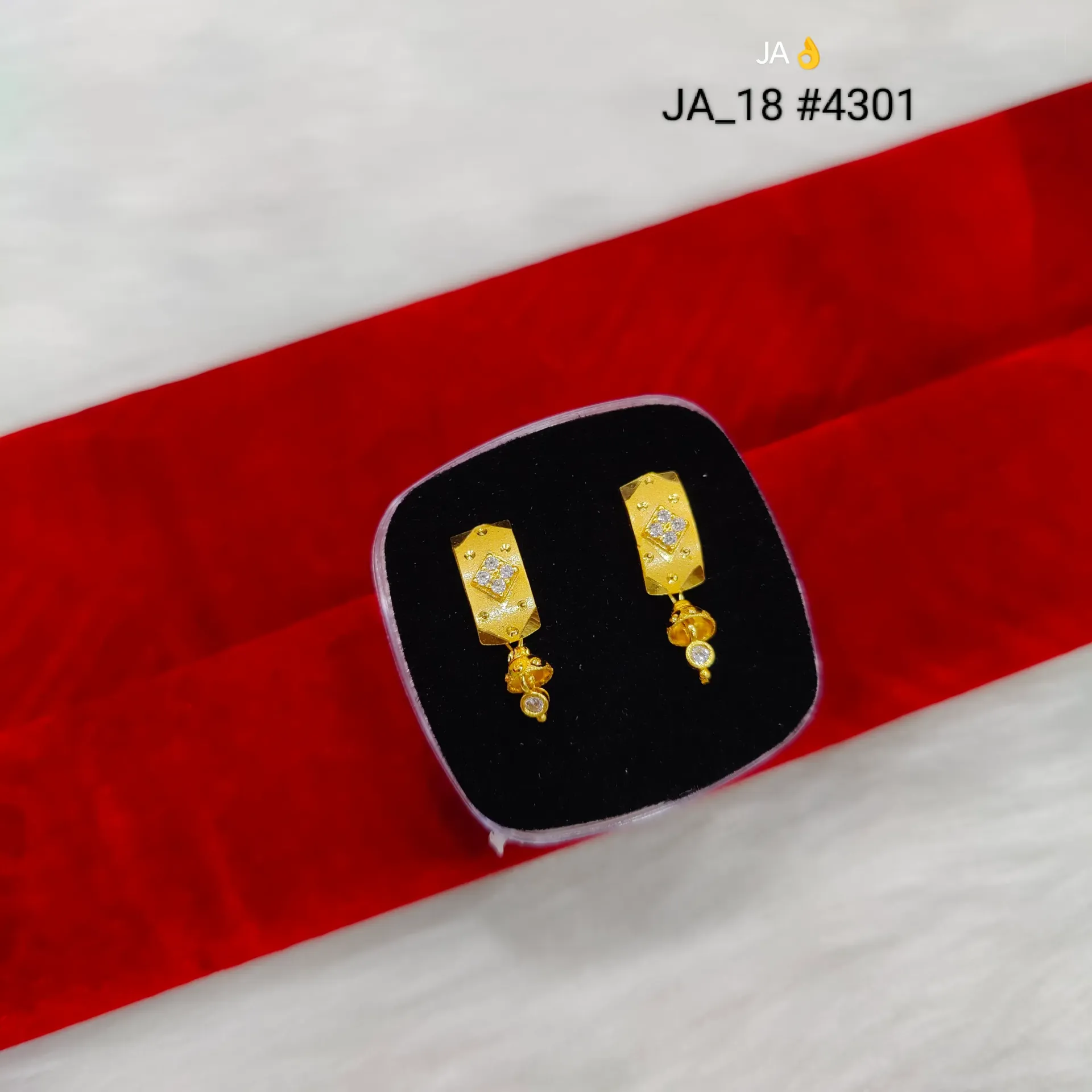 Women’s Gold Plated Designer Earrings DN-4301