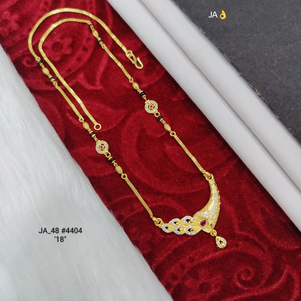 Gold Tone Designer Mangalsutra DN-4404