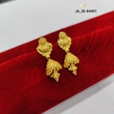 1 Gram Gold Plated Jhumka Earrings | DN-4491
