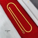 Gold Tone Designer Chain with Textured DN-4435