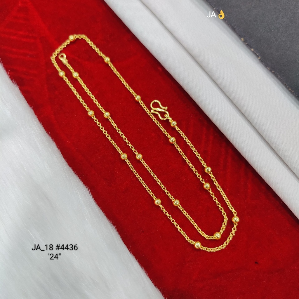 Gold Tone Designer Chain 24 Inch DN-4436
