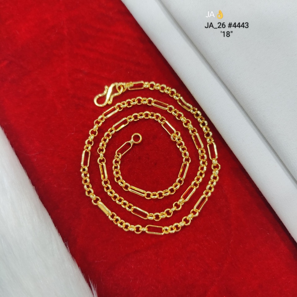 Gold Tone Designer Chain 18 Inch DN-4443