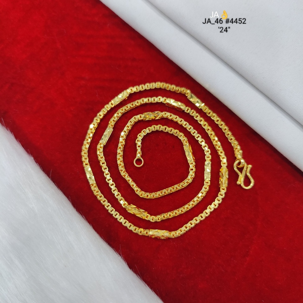 Gold Tone Designer Chain 24 Inch | DN-4452