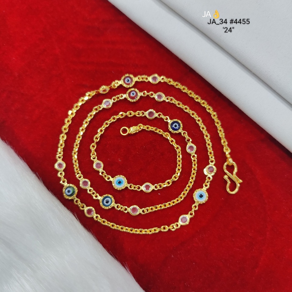 Gold Tone Designer Chain 24 Inch | DN-4455