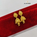 1 Gram Gold Plated Jhumka Earrings  DN-4500