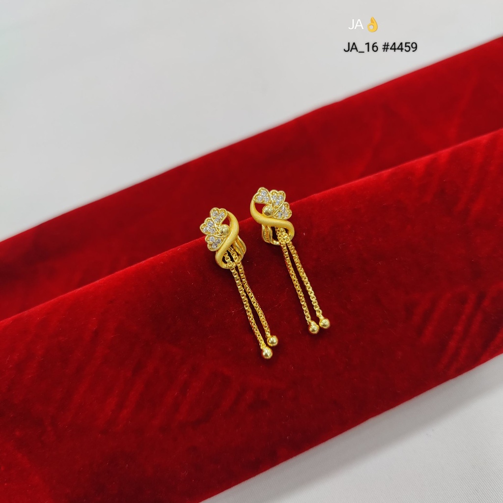 1 Gram Gold Plated Latkan Earrings DN-4459