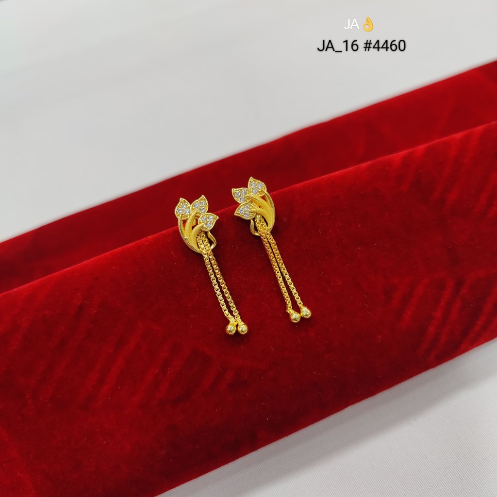 1 Gram Gold Plated Latkan Earrings DN-4460