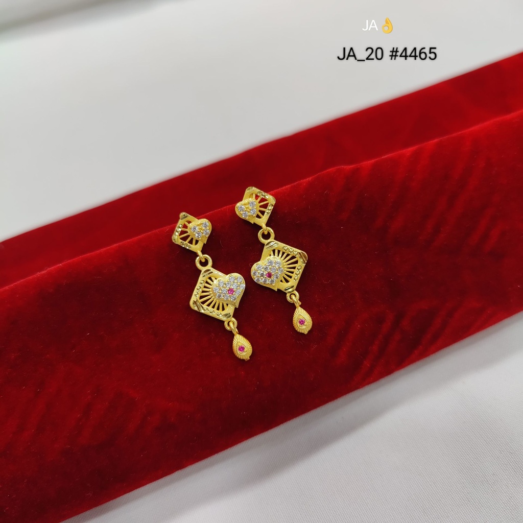 1 Gram Gold Plated Latkan Earrings DN-4465