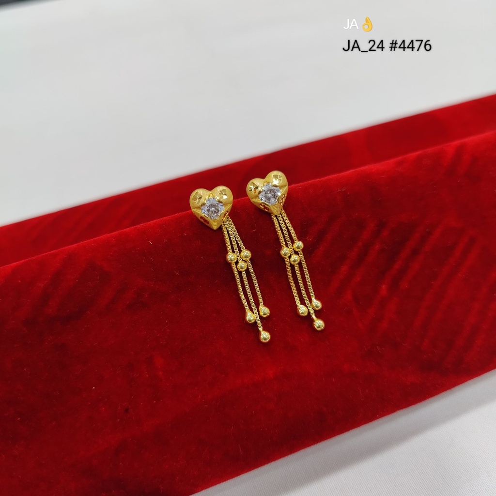 1 Gram Gold Plated Latkan Earrings DN-4476