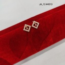 1 Gram Gold Plated Heart Earrings DN-4513