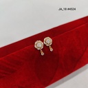 1 Gram Gold Plated Floral  Earrings DN-4524