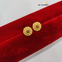 1 Gram Gold Plated Floral Stud Earrings DN-4547