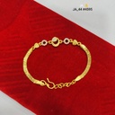 Gold Plated Heart & Circle Designer Bracelet DN-4595