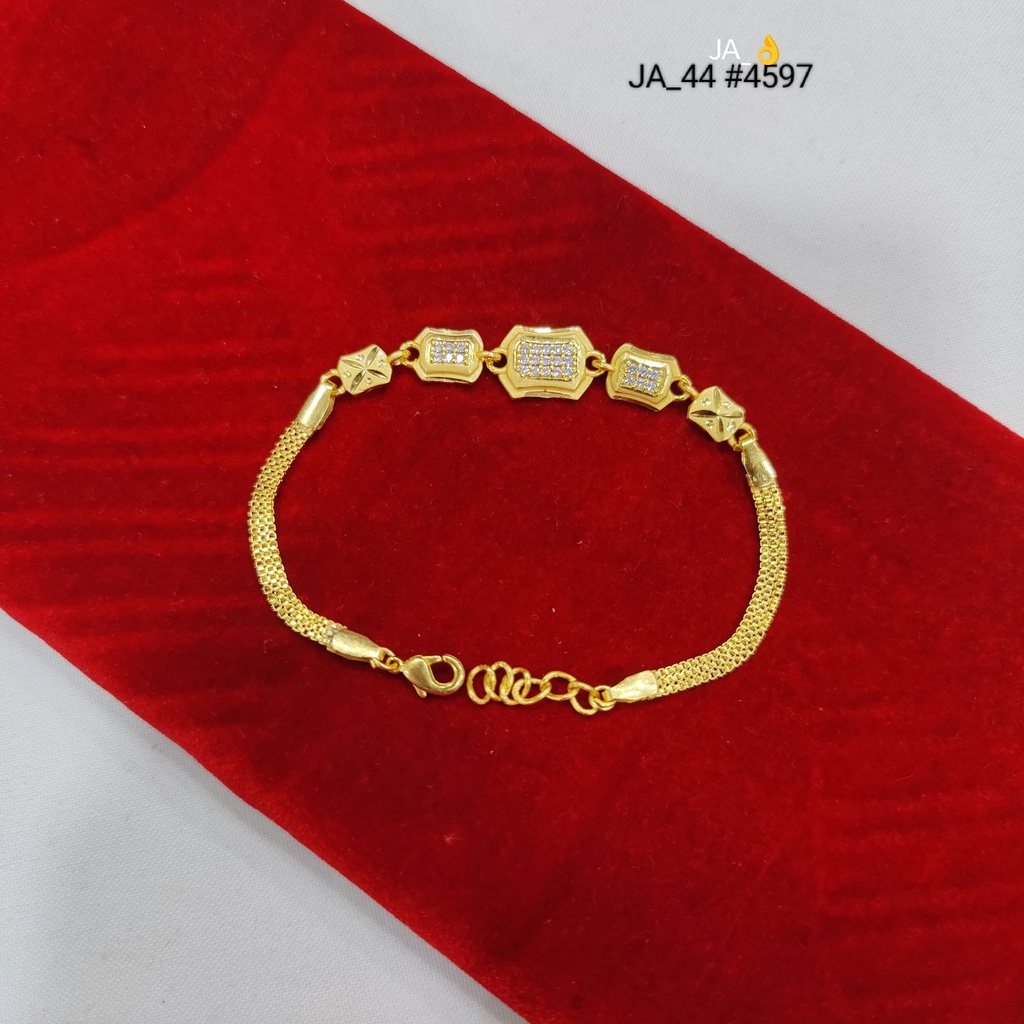 Gold Plated Geometric Designer Bracelet DN-4597