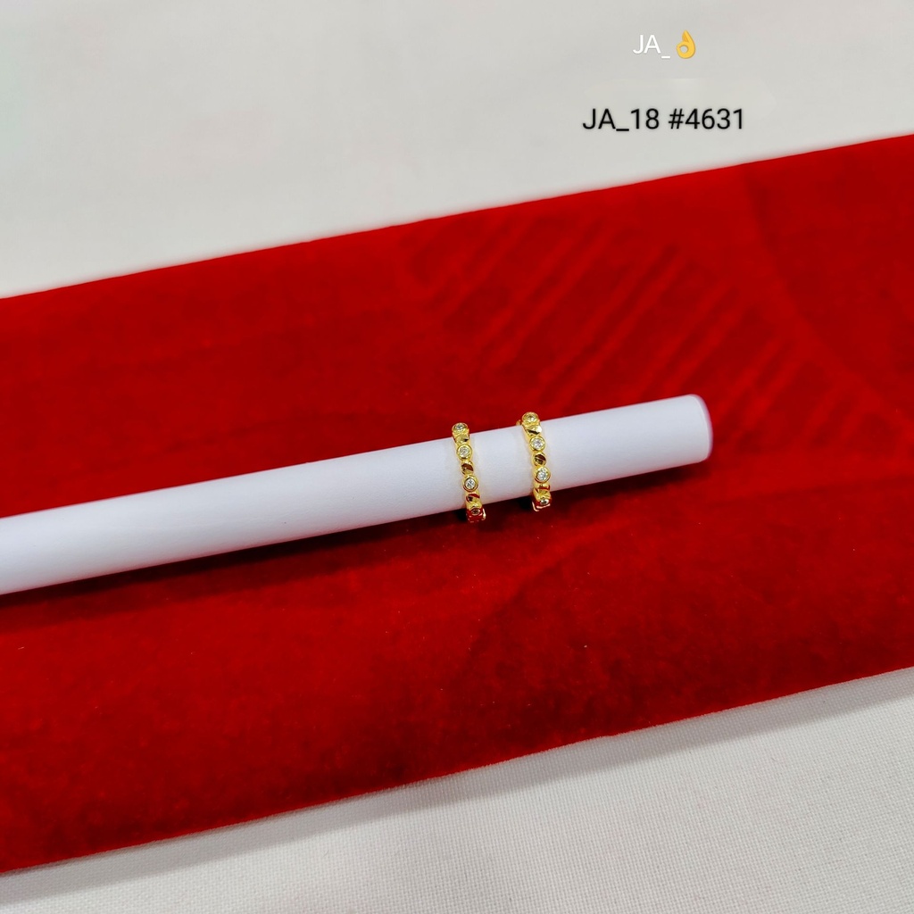 Gold Plated  Stone Hoop Earrings DN-4631