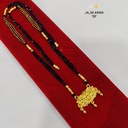 Gold Plated Black Beaded Mangalsutra DN-4569