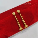 Gold Plated Traditional Drop Earrings DN-4689